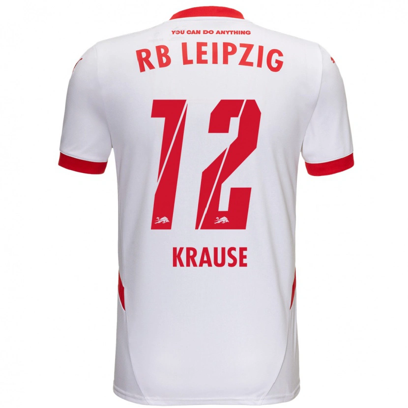 Danxen Damen Arno Krause #12 Weiß Rot Heimtrikot Trikot 2024/25 T-Shirt Schweiz