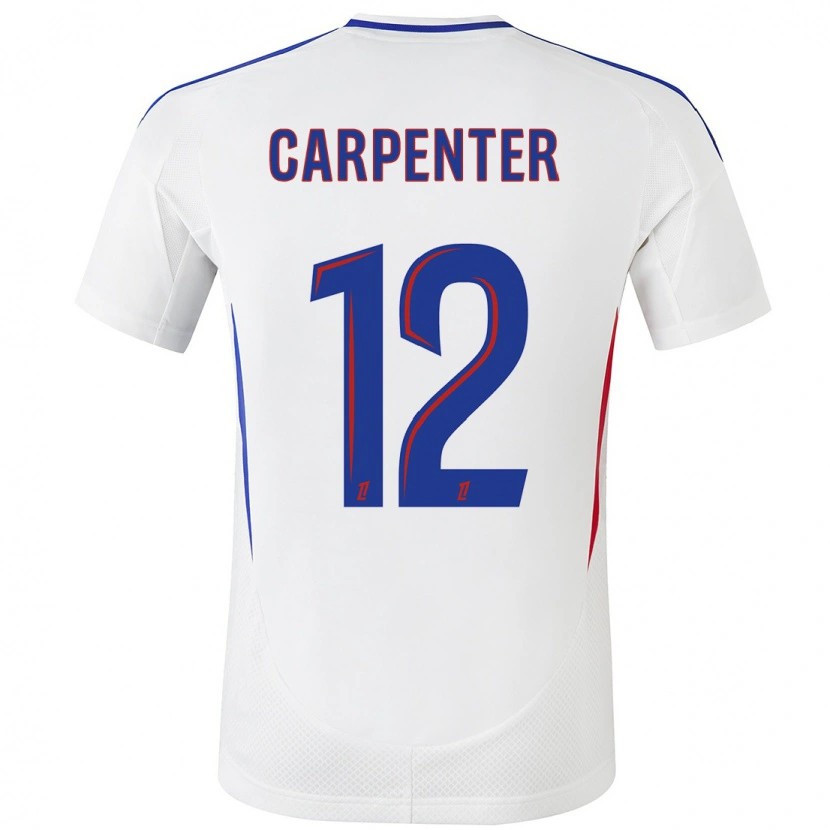 Danxen Damen Ellie Carpenter #12 Weiß Blau Heimtrikot Trikot 2024/25 T-Shirt Schweiz