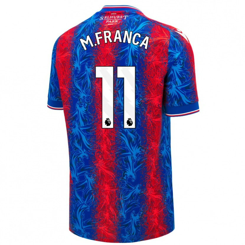 Danxen Damen Matheus França #11 Rot Blauen Streifen Heimtrikot Trikot 2024/25 T-Shirt Schweiz