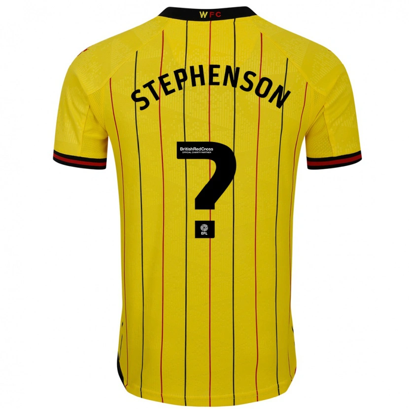 Danxen Damen Ollie Stephenson #0 Gelb Schwarz Heimtrikot Trikot 2024/25 T-Shirt Schweiz
