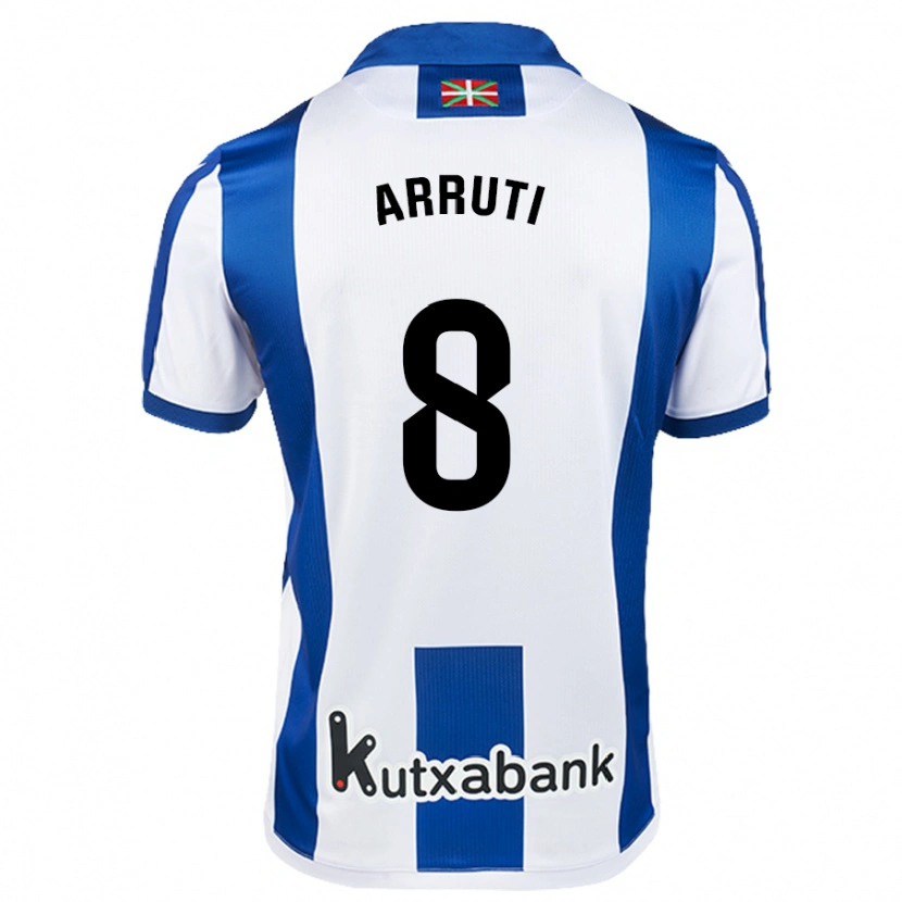 Danxen Damen Martín Arruti #8 Weiß Blau Heimtrikot Trikot 2024/25 T-Shirt Schweiz