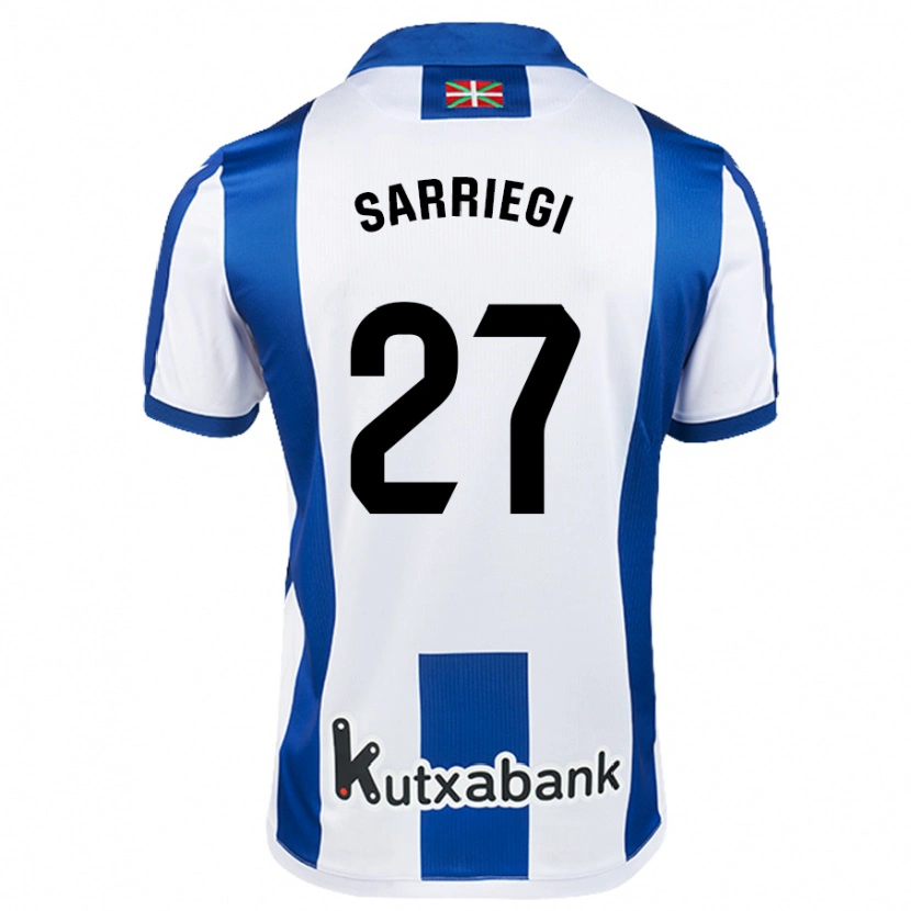 Danxen Damen Nora Sarriegi #27 Weiß Blau Heimtrikot Trikot 2024/25 T-Shirt Schweiz