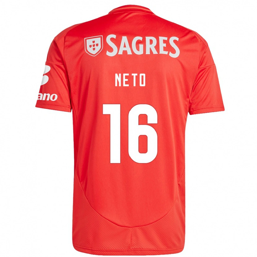 Danxen Damen Martim Neto #16 Rot Weiß Heimtrikot Trikot 2024/25 T-Shirt Schweiz