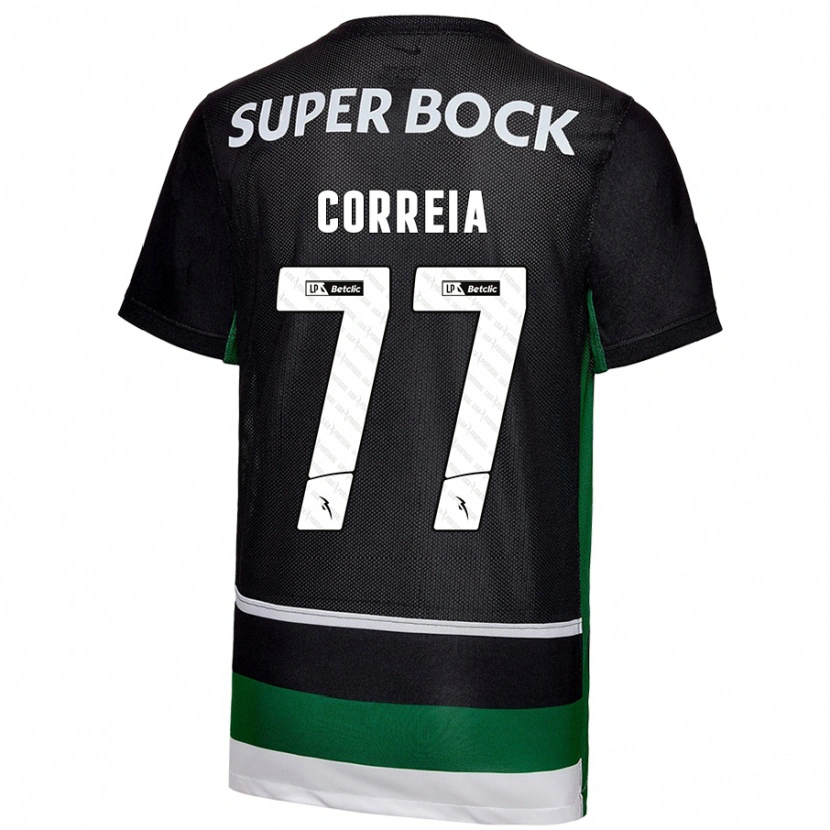 Danxen Damen Alícia Correia #77 Schwarz Weiß Grün Heimtrikot Trikot 2024/25 T-Shirt Schweiz