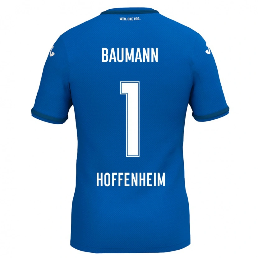 Danxen Damen Oliver Baumann #1 Königsblau Heimtrikot Trikot 2024/25 T-Shirt Schweiz