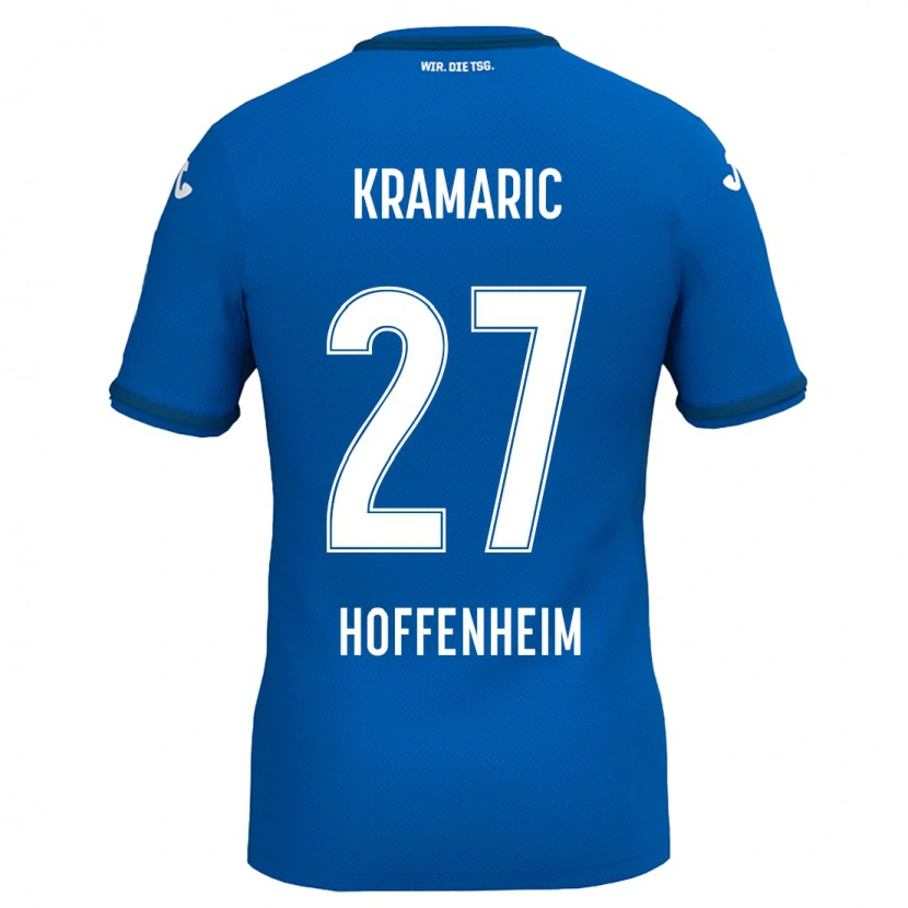 Danxen Damen Andrej Kramaric #27 Königsblau Heimtrikot Trikot 2024/25 T-Shirt Schweiz