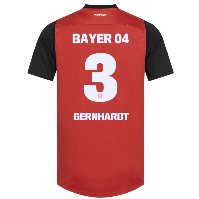 Danxen Damen Nils Gernhardt #3 Rot Schwarz Heimtrikot Trikot 2024/25 T-Shirt Schweiz