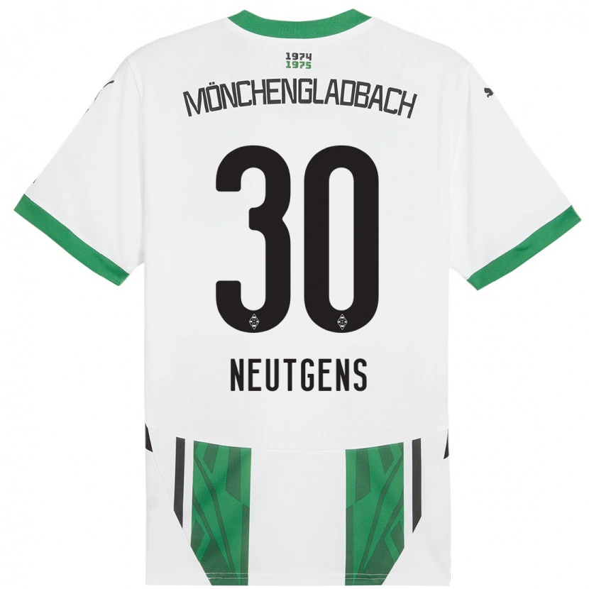 Danxen Damen Maximilian Neutgens #30 Weiß Grün Heimtrikot Trikot 2024/25 T-Shirt Schweiz
