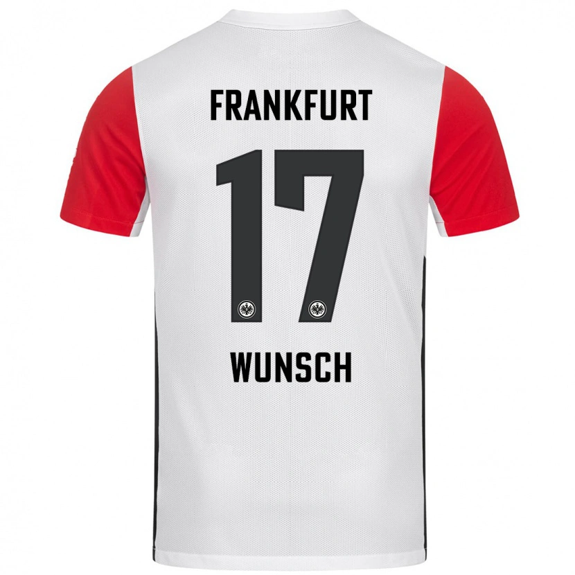 Danxen Damen Paul Wünsch #17 Weiß Rot Heimtrikot Trikot 2024/25 T-Shirt Schweiz