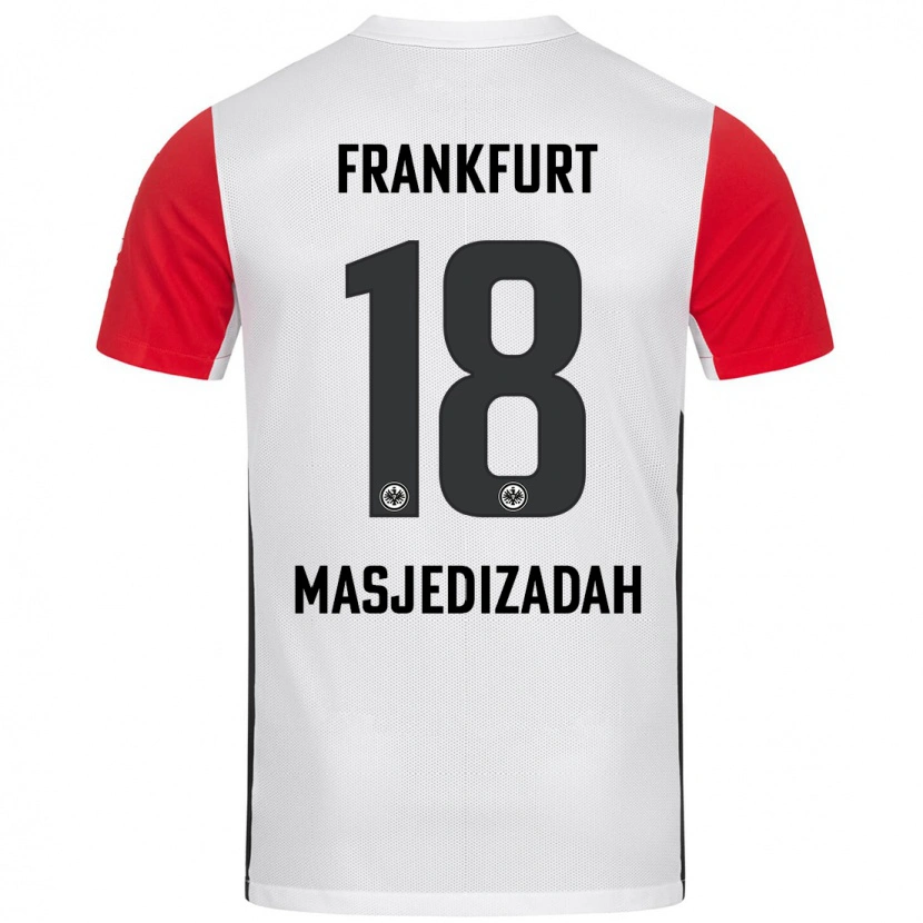 Danxen Damen Abolfazl Masjedizadah #18 Weiß Rot Heimtrikot Trikot 2024/25 T-Shirt Schweiz