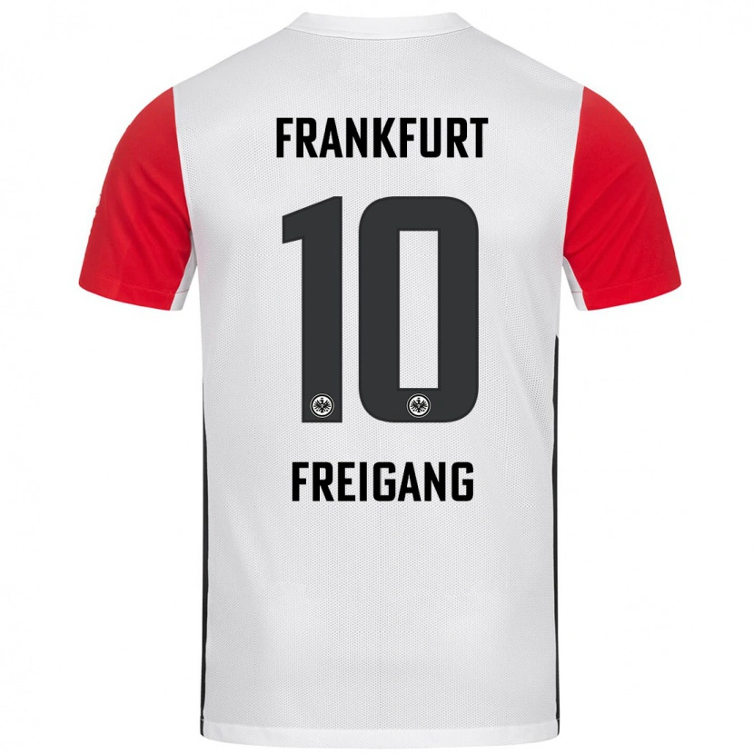 Danxen Damen Laura Freigang #10 Weiß Rot Heimtrikot Trikot 2024/25 T-Shirt Schweiz