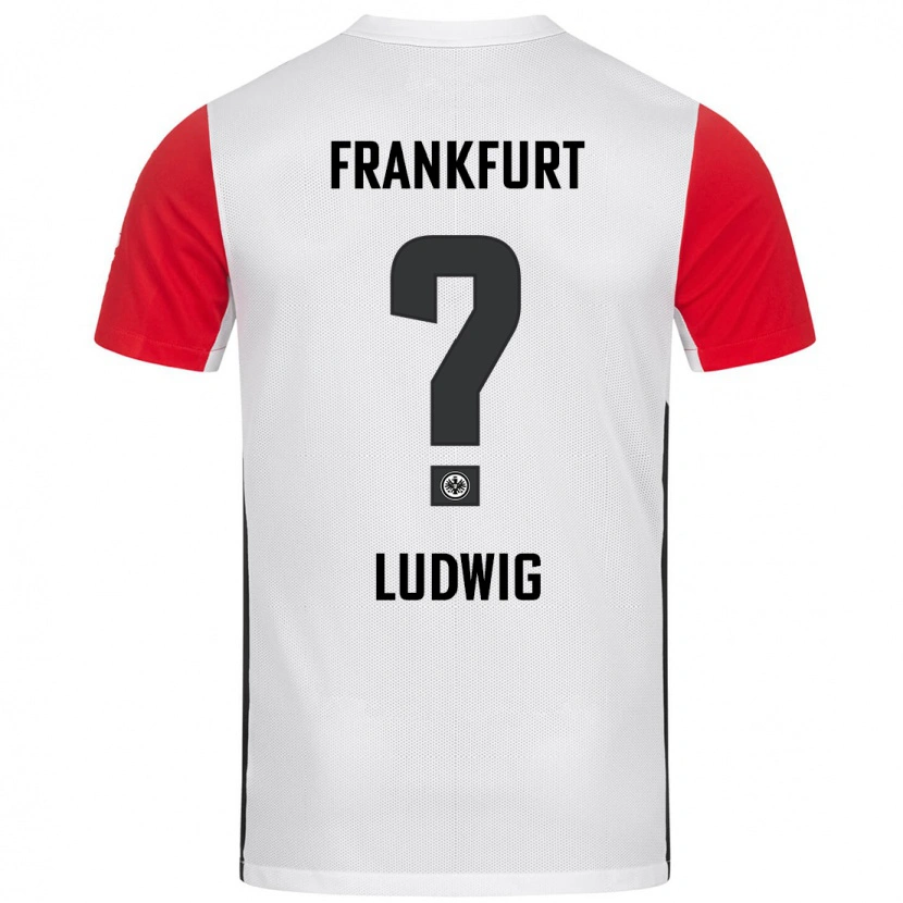 Danxen Damen Finn Ludwig #0 Weiß Rot Heimtrikot Trikot 2024/25 T-Shirt Schweiz