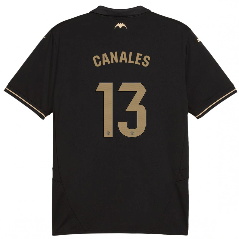 Danxen Damen Antonia Canales #13 Schwarz Auswärtstrikot Trikot 2024/25 T-Shirt Schweiz
