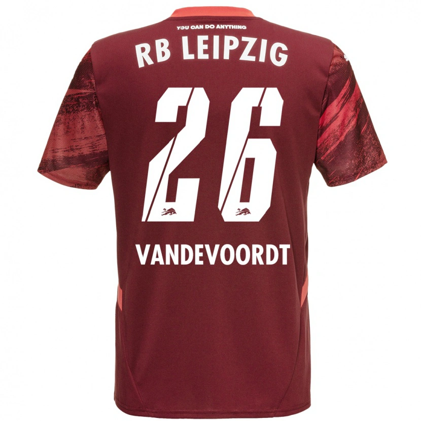 Danxen Damen Maarten Vandevoordt #26 Burgunderrot Auswärtstrikot Trikot 2024/25 T-Shirt Schweiz