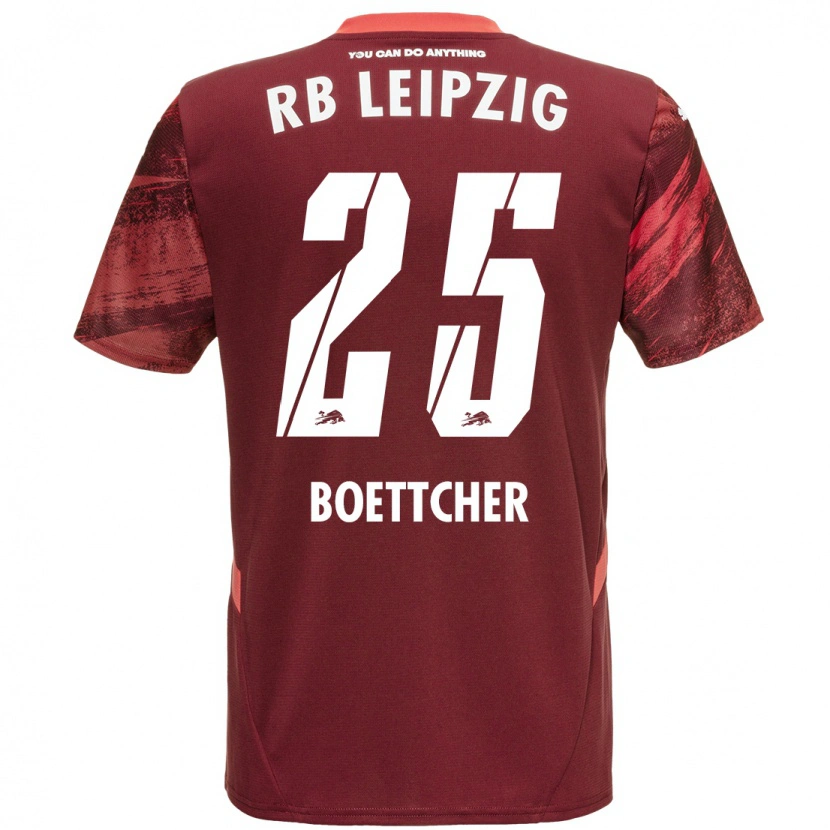Danxen Damen Eve Boettcher #25 Burgunderrot Auswärtstrikot Trikot 2024/25 T-Shirt Schweiz