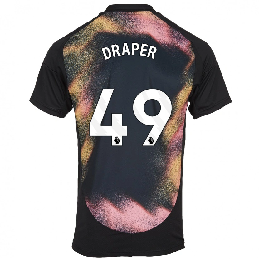 Danxen Damen Denny Draper #49 Schwarz Weiß Auswärtstrikot Trikot 2024/25 T-Shirt Schweiz