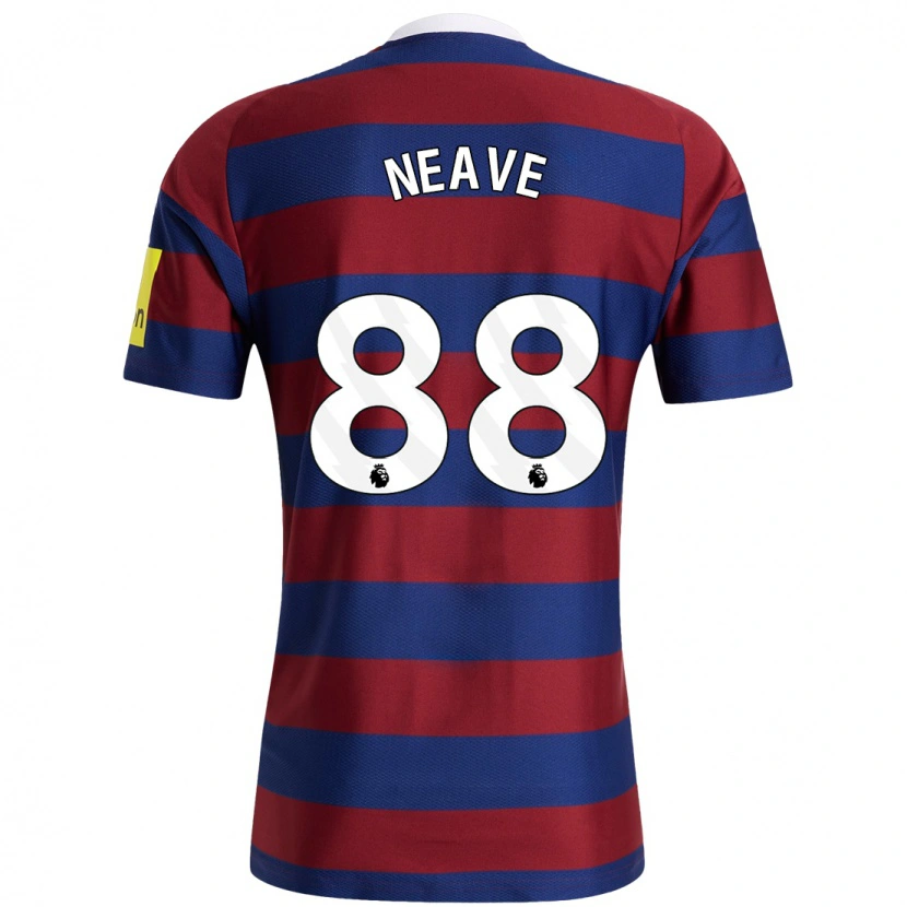 Danxen Damen Sean Neave #88 Burgunderrot Marineblau Auswärtstrikot Trikot 2024/25 T-Shirt Schweiz