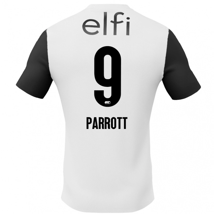 Danxen Damen Troy Parrott #9 Weiß Schwarz Auswärtstrikot Trikot 2024/25 T-Shirt Schweiz
