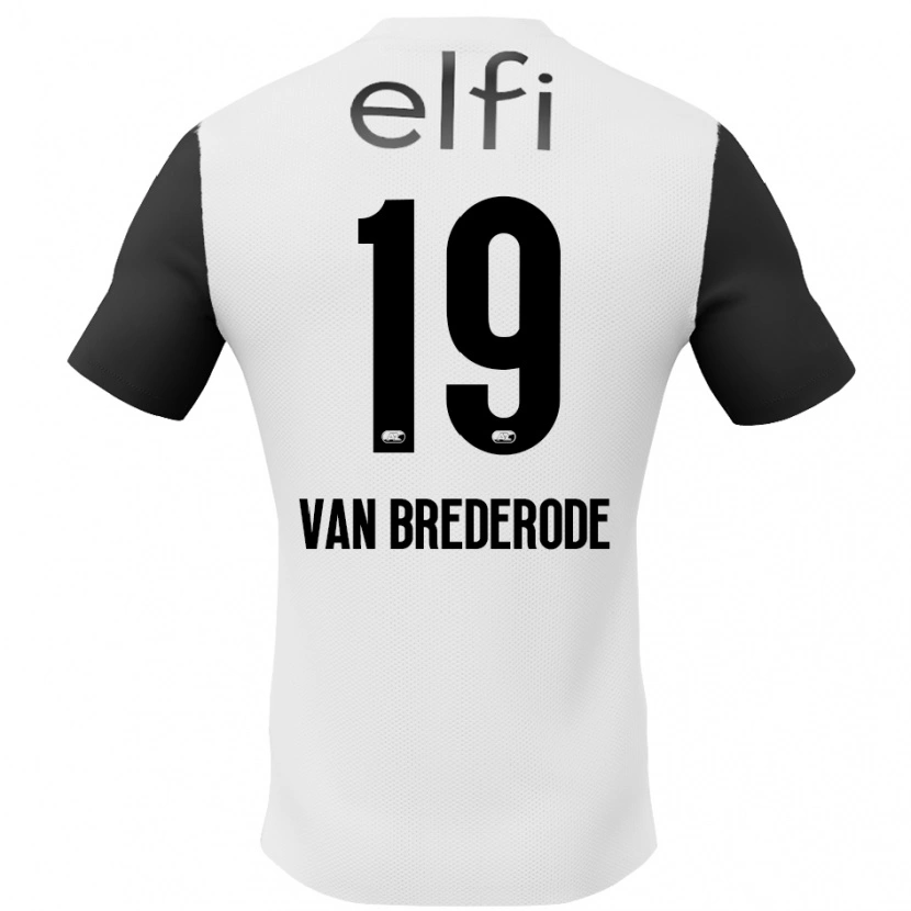 Danxen Damen Myron Van Brederode #19 Weiß Schwarz Auswärtstrikot Trikot 2024/25 T-Shirt Schweiz