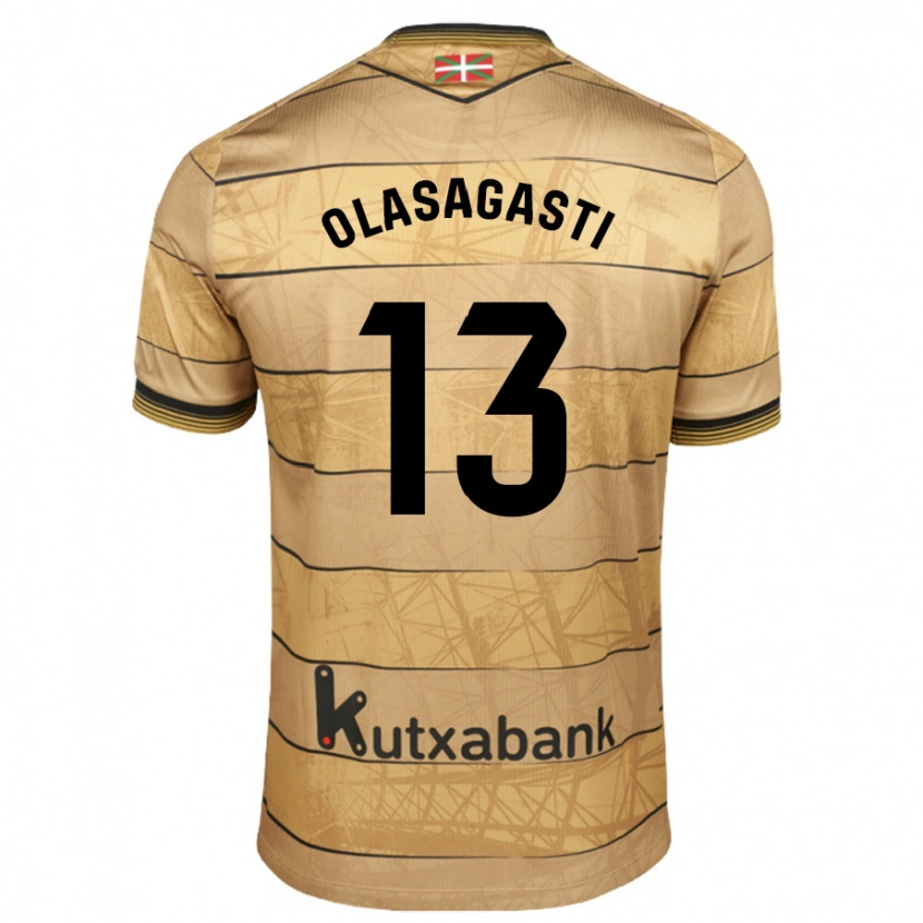 Danxen Damen Lander Olasagasti #13 Braun Auswärtstrikot Trikot 2024/25 T-Shirt Schweiz