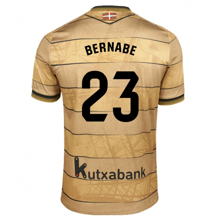 Danxen Damen Alejandra Bernabé De Santiago #23 Braun Auswärtstrikot Trikot 2024/25 T-Shirt Schweiz