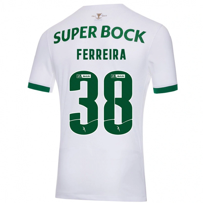 Danxen Damen Marta Ferreira #38 Weiß Grün Auswärtstrikot Trikot 2024/25 T-Shirt Schweiz