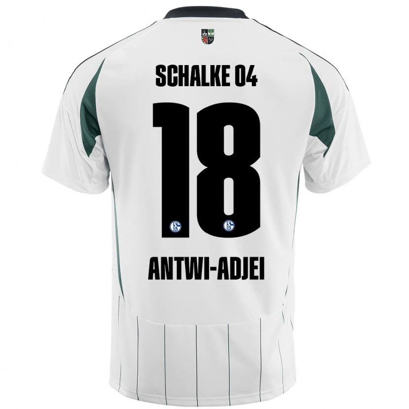 Danxen Damen Christopher Antwi-Adjei #18 Weiß Grün Auswärtstrikot Trikot 2024/25 T-Shirt Schweiz