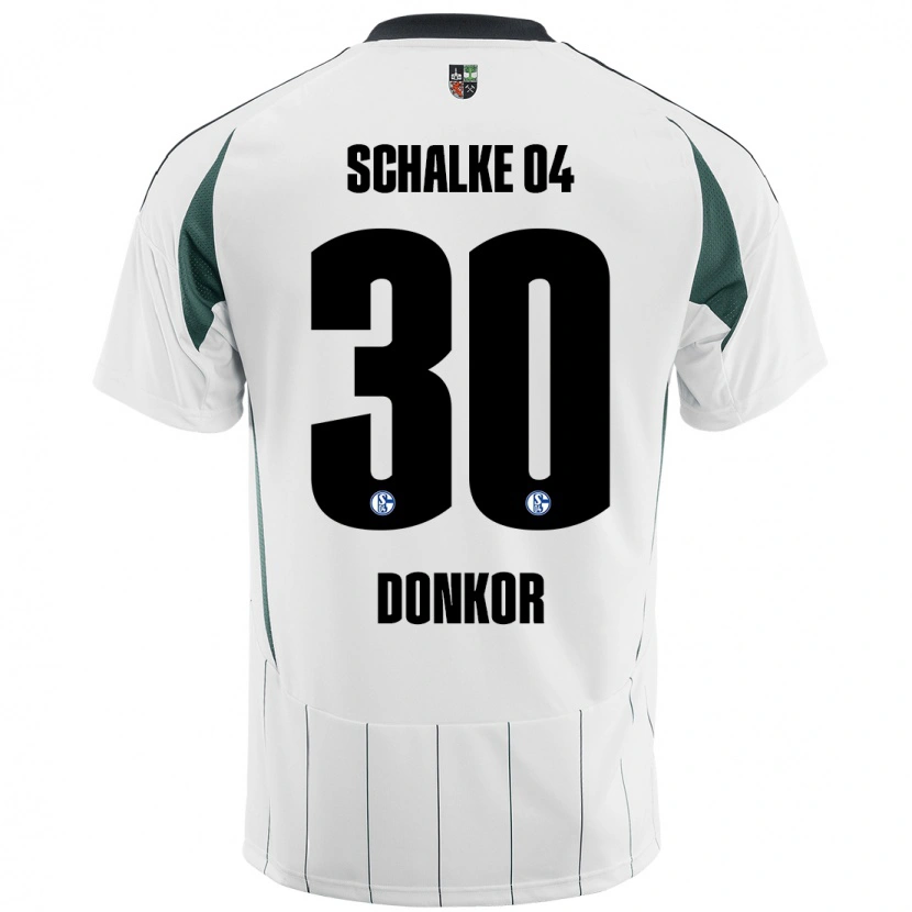 Danxen Damen Anton Donkor #30 Weiß Grün Auswärtstrikot Trikot 2024/25 T-Shirt Schweiz