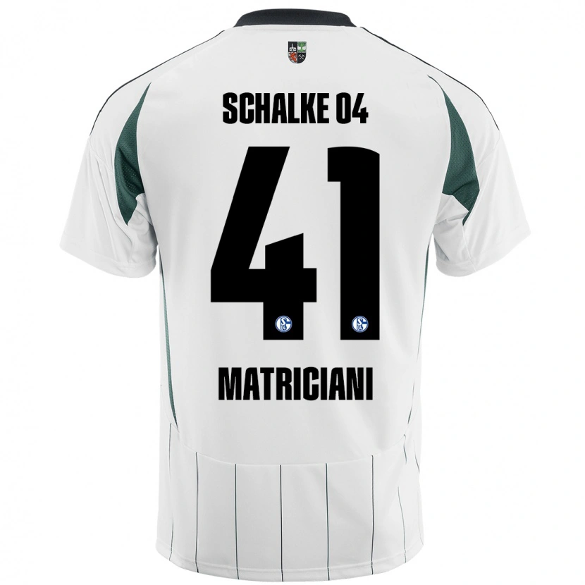 Danxen Damen Henning Matriciani #41 Weiß Grün Auswärtstrikot Trikot 2024/25 T-Shirt Schweiz