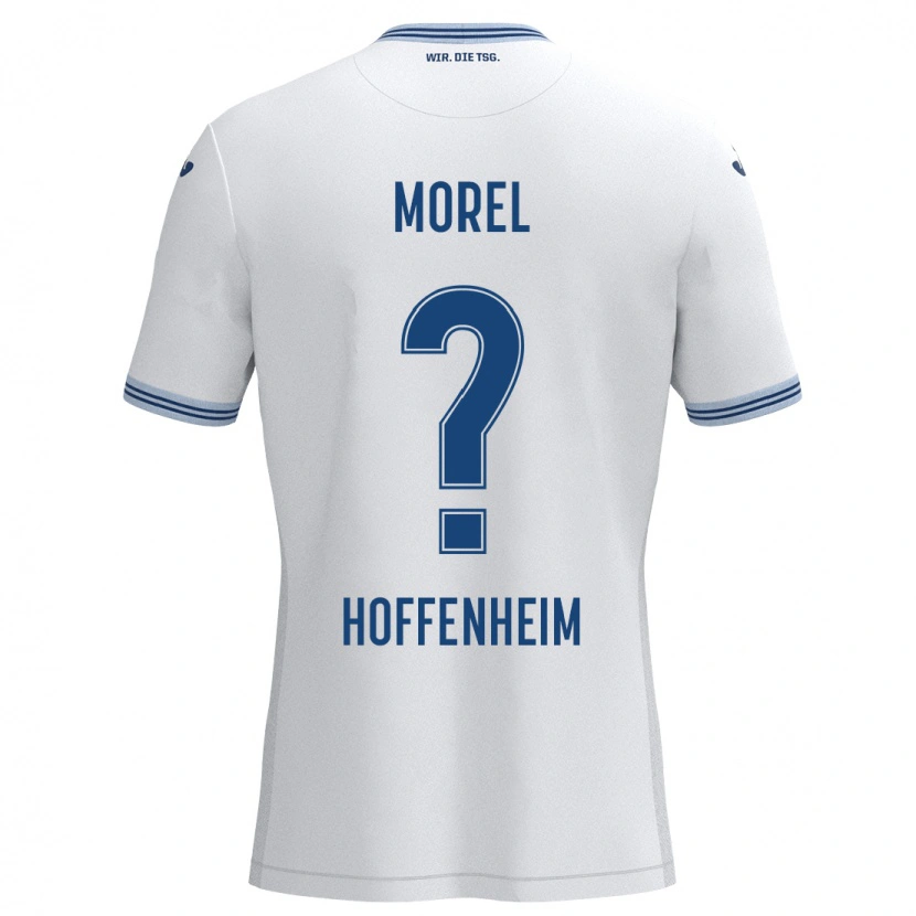 Danxen Damen Briek Morel #0 Weiß Blau Auswärtstrikot Trikot 2024/25 T-Shirt Schweiz