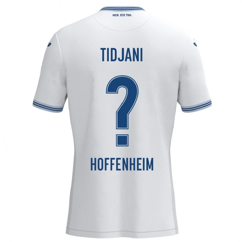 Danxen Damen Nouh Tidjani #0 Weiß Blau Auswärtstrikot Trikot 2024/25 T-Shirt Schweiz