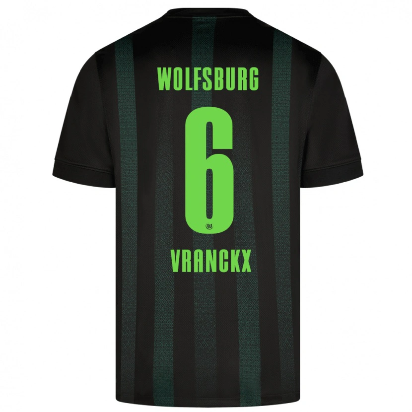 Danxen Damen Aster Vranckx #6 Dunkelgrün Auswärtstrikot Trikot 2024/25 T-Shirt Schweiz