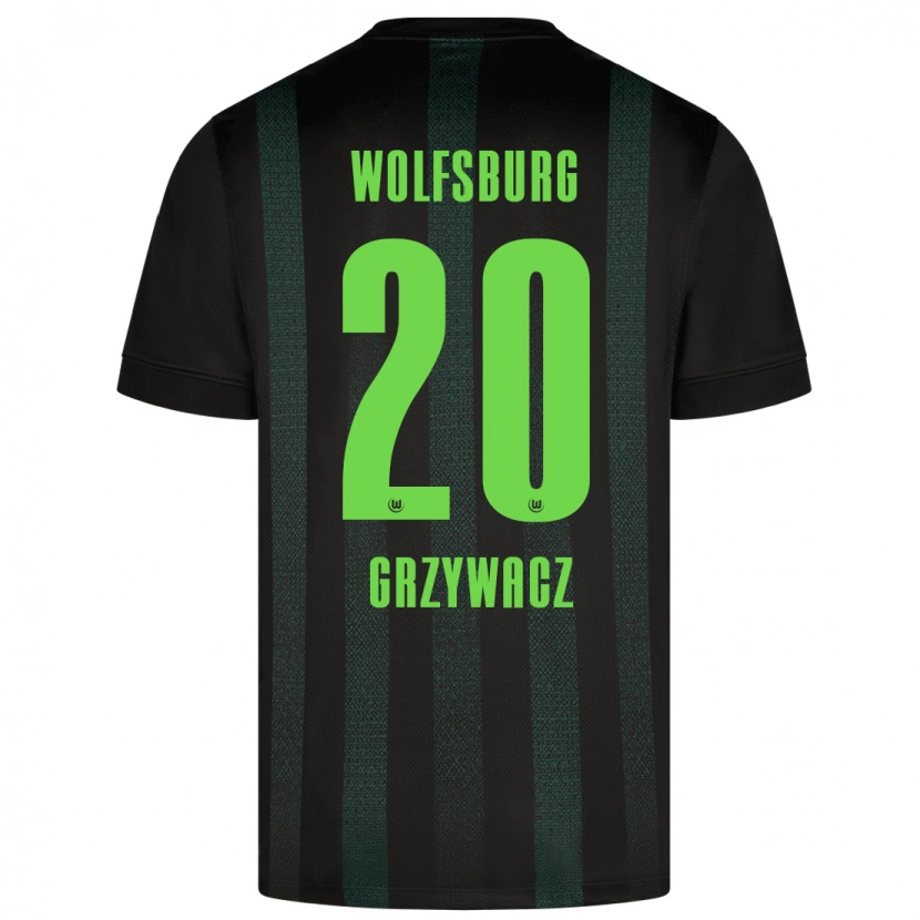 Danxen Damen Eryk Grzywacz #20 Dunkelgrün Auswärtstrikot Trikot 2024/25 T-Shirt Schweiz