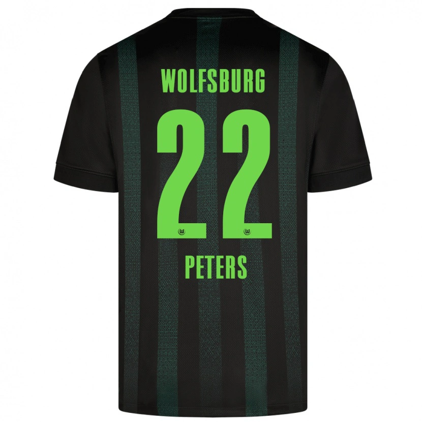 Danxen Damen Laurin Peters #22 Dunkelgrün Auswärtstrikot Trikot 2024/25 T-Shirt Schweiz