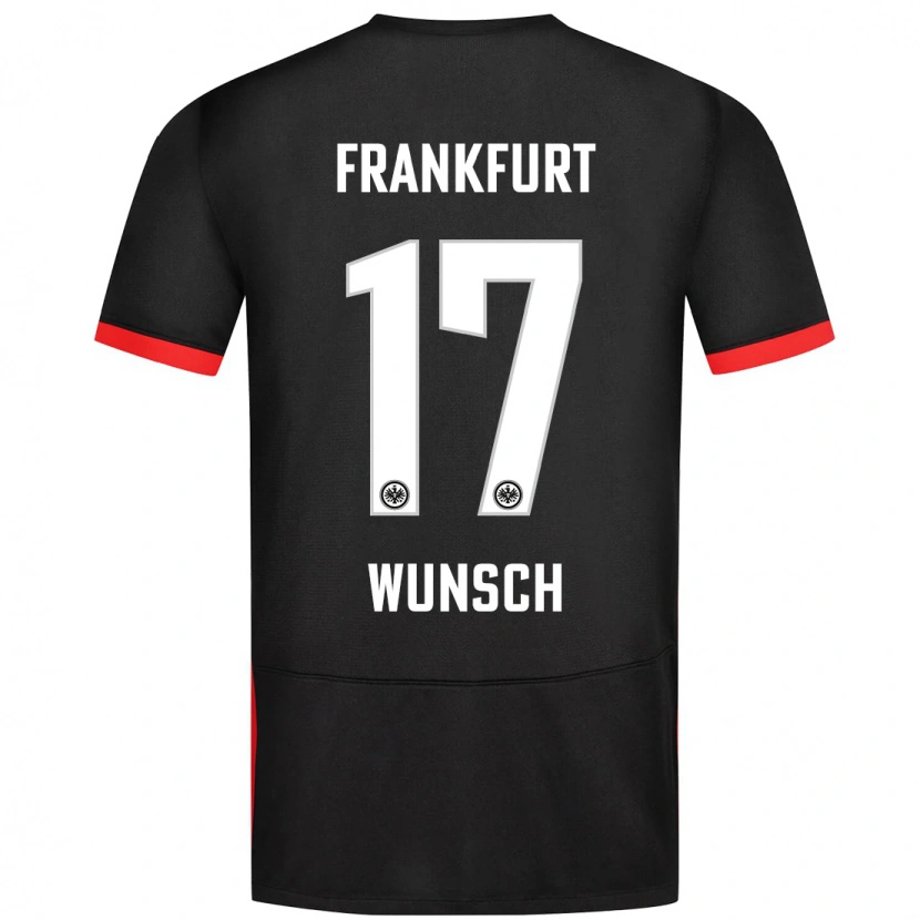 Danxen Damen Paul Wünsch #17 Schwarz Auswärtstrikot Trikot 2024/25 T-Shirt Schweiz