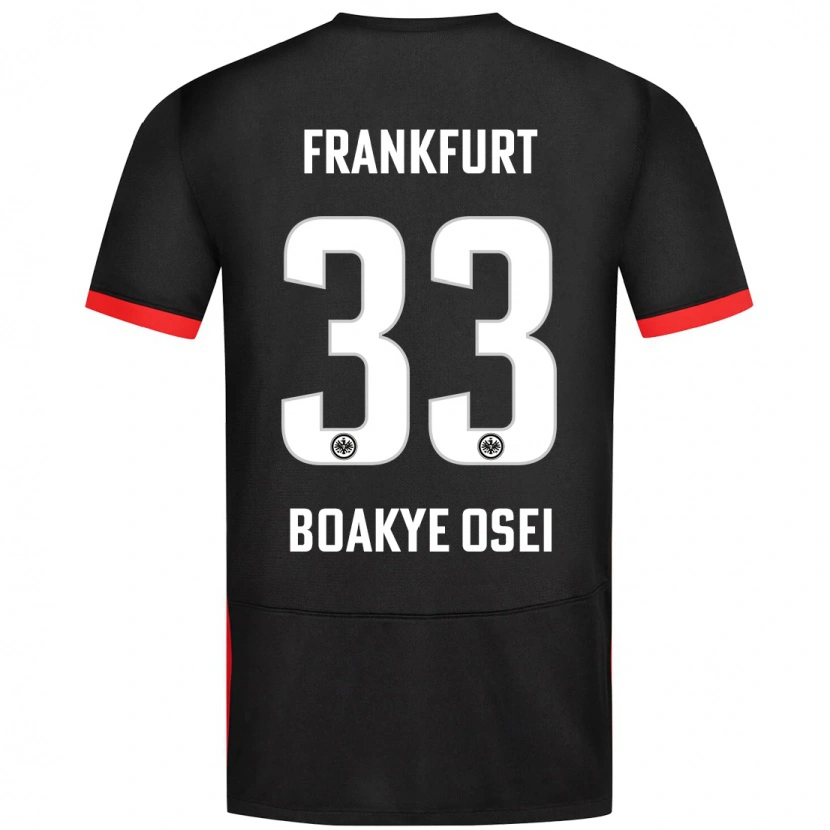 Danxen Damen Derek Boakye-Osei #33 Schwarz Auswärtstrikot Trikot 2024/25 T-Shirt Schweiz