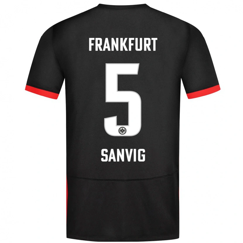 Danxen Damen Pernille Sanvig #5 Schwarz Auswärtstrikot Trikot 2024/25 T-Shirt Schweiz
