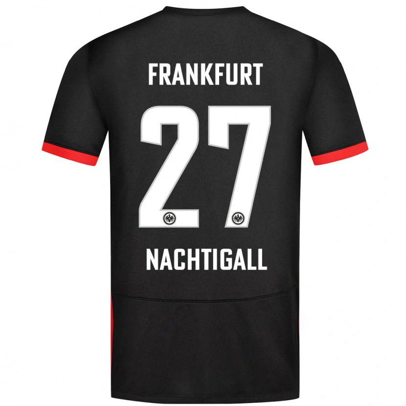 Danxen Damen Sophie Nachtigall #27 Schwarz Auswärtstrikot Trikot 2024/25 T-Shirt Schweiz