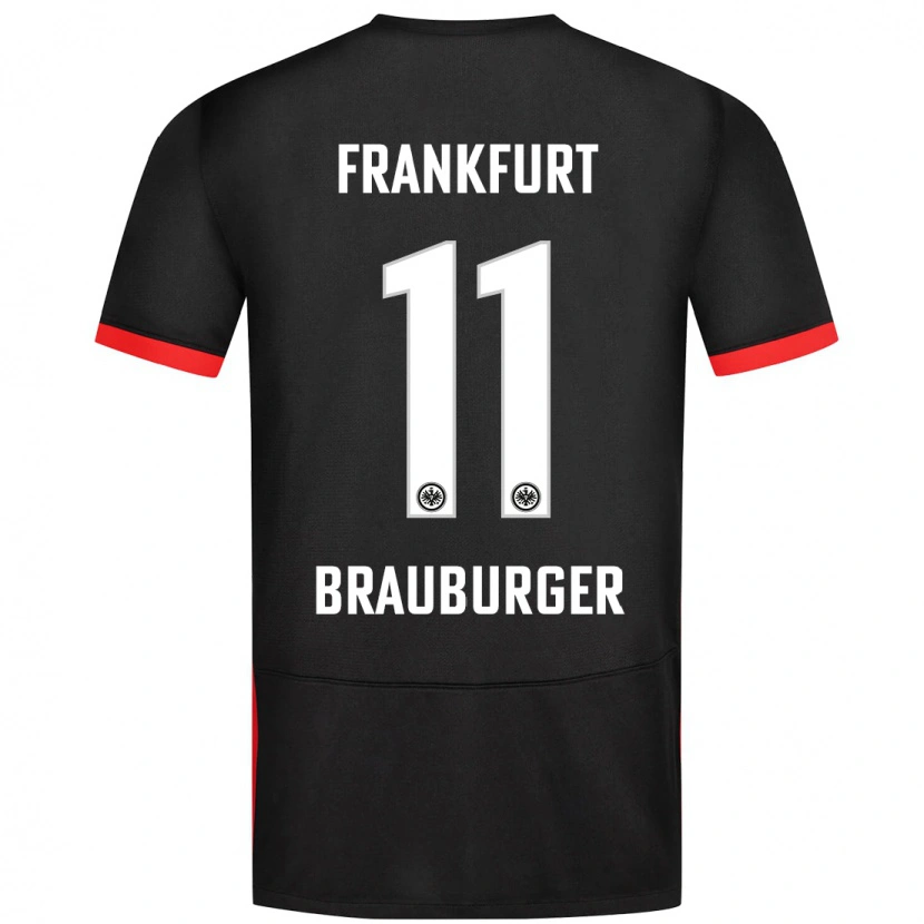 Danxen Damen Maximilian Brauburger #11 Schwarz Auswärtstrikot Trikot 2024/25 T-Shirt Schweiz