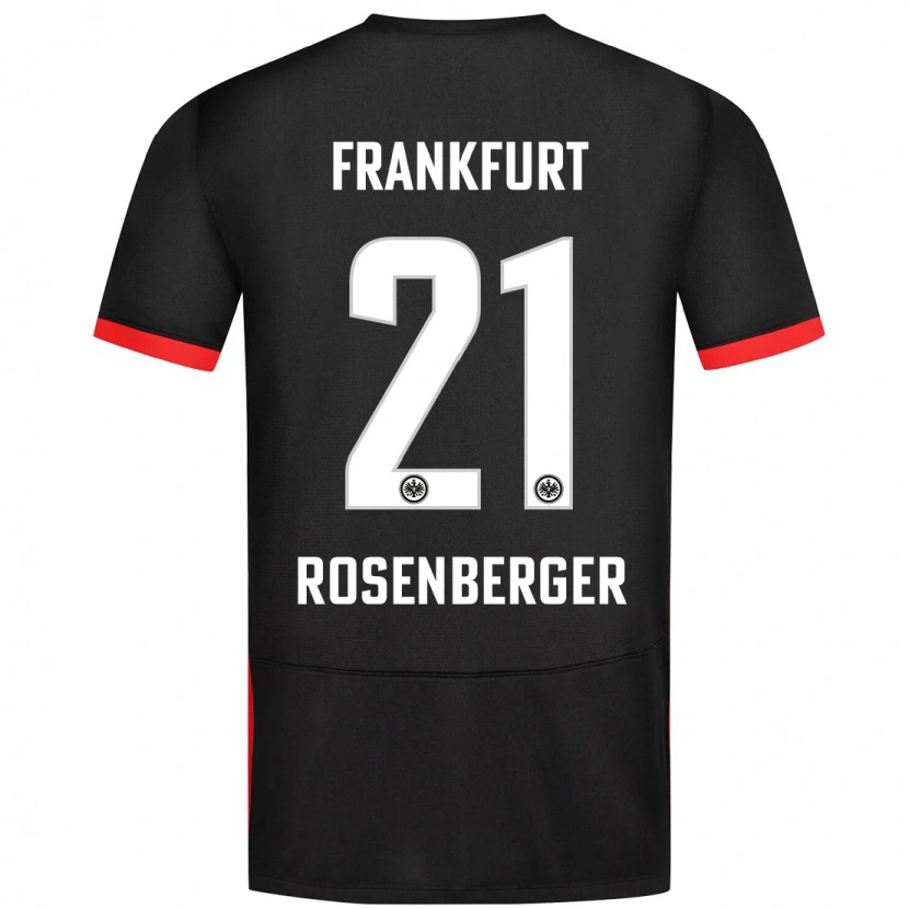Danxen Damen Robin Rosenberger #21 Schwarz Auswärtstrikot Trikot 2024/25 T-Shirt Schweiz