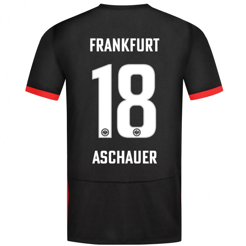Danxen Damen Verena Aschauer Hanshaw #18 Schwarz Auswärtstrikot Trikot 2024/25 T-Shirt Schweiz