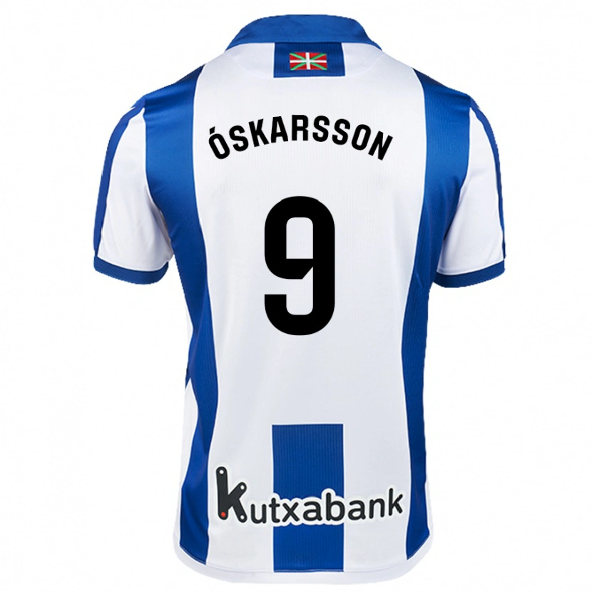 Danxen Damen Orri Óskarsson #9 Weiß Himmelblau Heimtrikot Trikot 2024/25 T-Shirt Schweiz