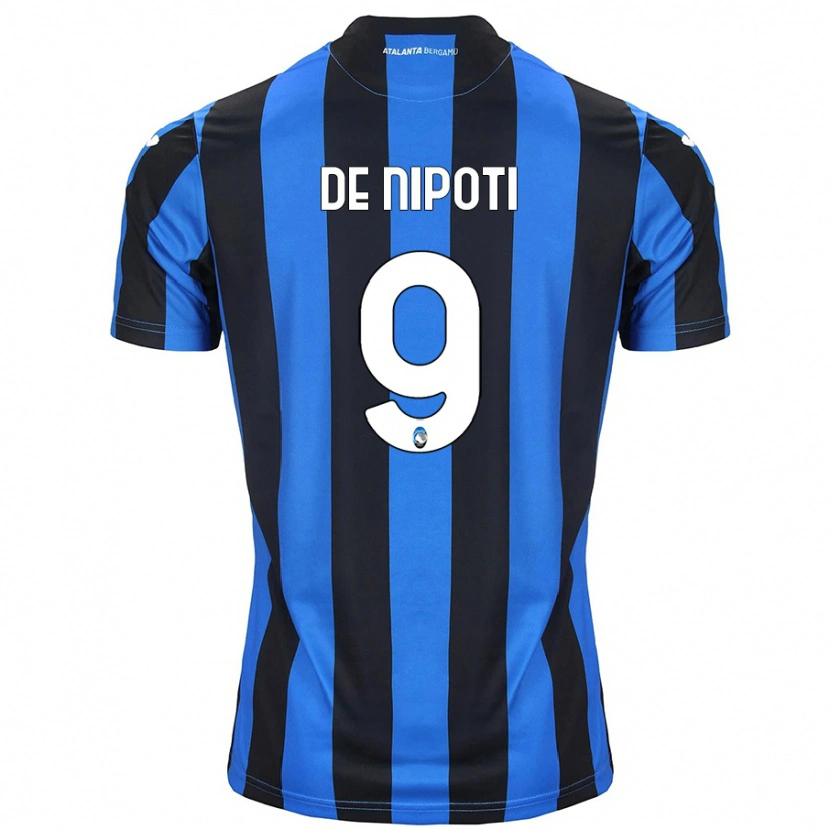 Danxen Kinder Tommaso De Nipoti #9 Blau Schwarz Heimtrikot Trikot 2024/25 T-Shirt Schweiz