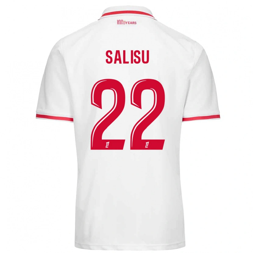 Danxen Kinder Mohammed Salisu #22 Weiß Rot Heimtrikot Trikot 2024/25 T-Shirt Schweiz