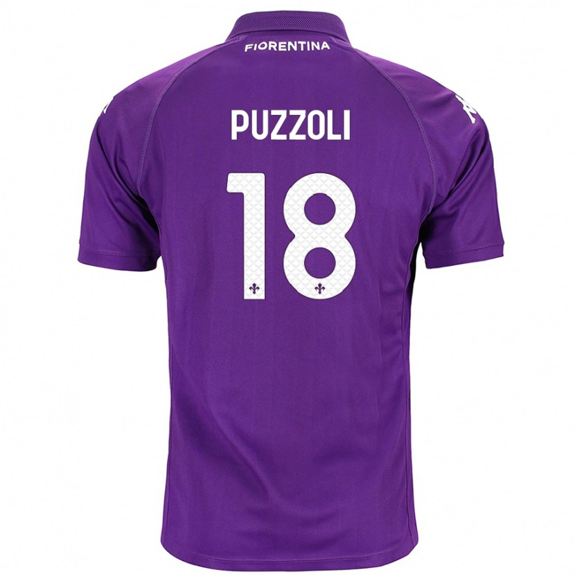 Danxen Kinder Giorgio Puzzoli #18 Violett Heimtrikot Trikot 2024/25 T-Shirt Schweiz