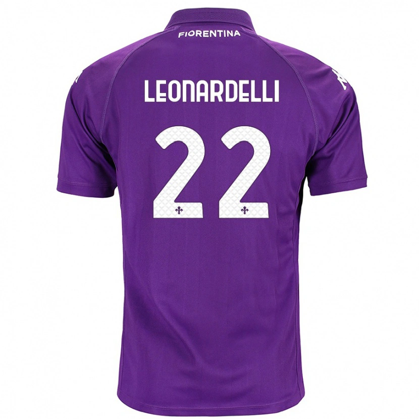 Danxen Kinder Pietro Leonardelli #22 Violett Heimtrikot Trikot 2024/25 T-Shirt Schweiz