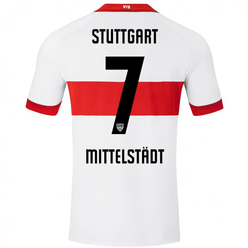 Danxen Kinder Maximilian Mittelstädt #7 Weiß Rot Heimtrikot Trikot 2024/25 T-Shirt Schweiz