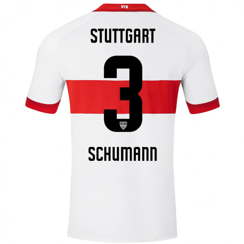 Danxen Kinder Frederik Schumann #3 Weiß Rot Heimtrikot Trikot 2024/25 T-Shirt Schweiz