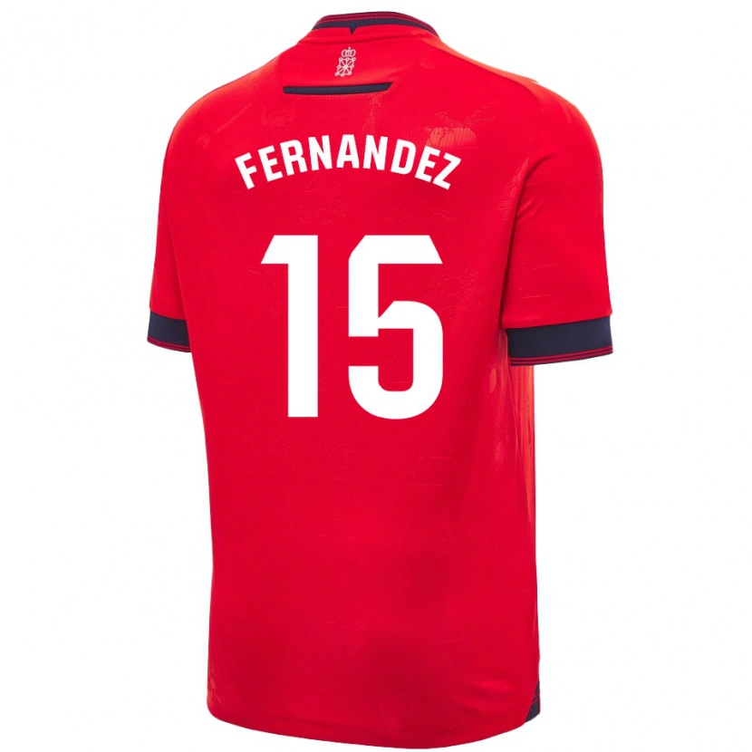 Danxen Kinder Leyre Fernández Sánchez #15 Rot Weiß Heimtrikot Trikot 2024/25 T-Shirt Schweiz