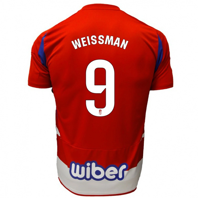 Danxen Kinder Shon Weissman #9 Rot Weiß Blau Heimtrikot Trikot 2024/25 T-Shirt Schweiz